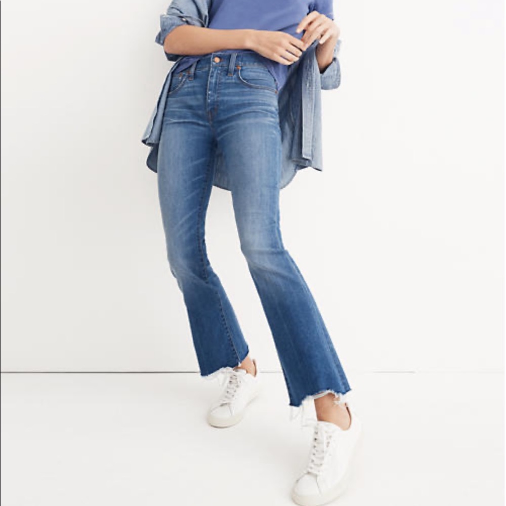 Madewell Cali Demi boot / deconstructed hem